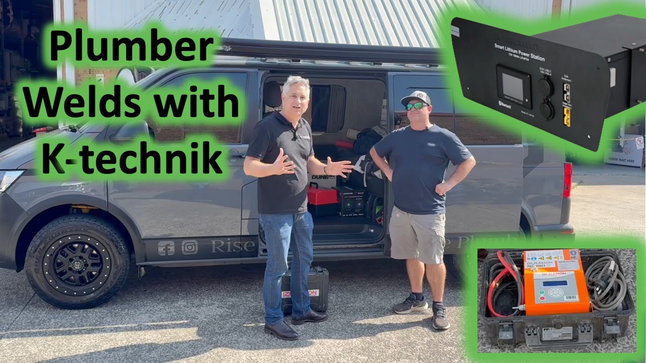 K-technik with Mark from Rise Above Plumbing - LiFePo4 Power Management Station & Inverter