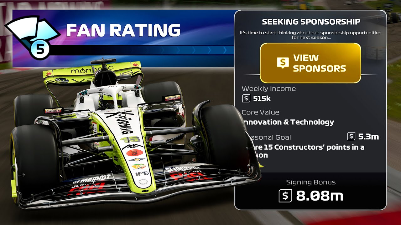 NEW TITLE SPONSOR! Fan Rating Lvl 5 Achieved! F1 25 MY TEAM CAREER Part 25