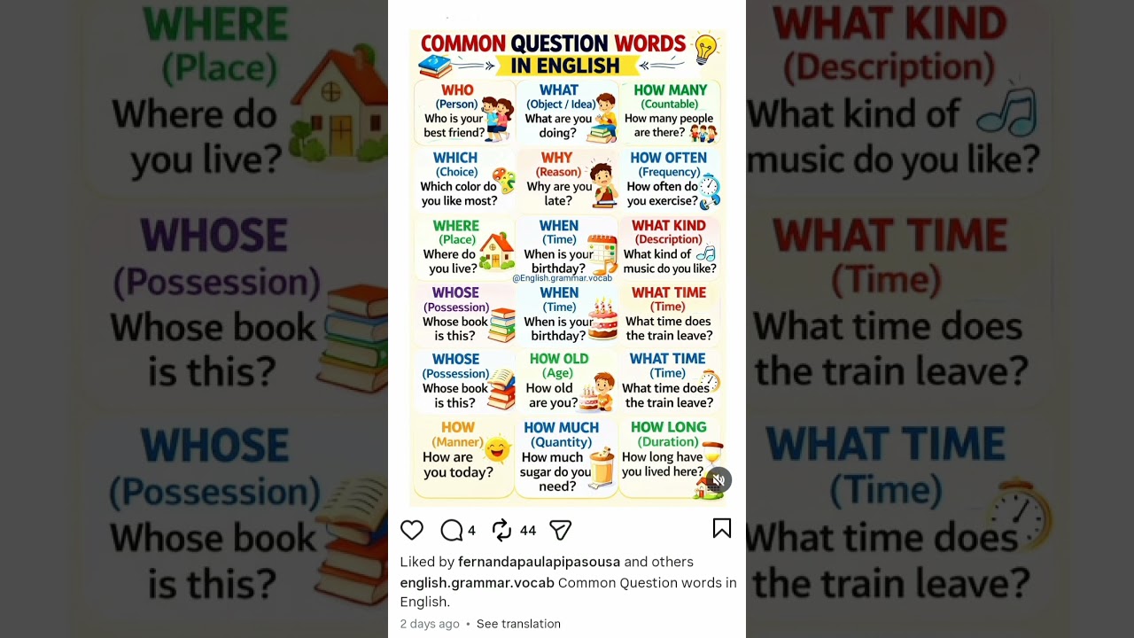 common question word