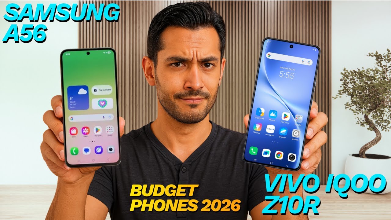 Samsung Galaxy A56 vs Vivo iQOO Z10R (2026) | Full Detailed Comparison