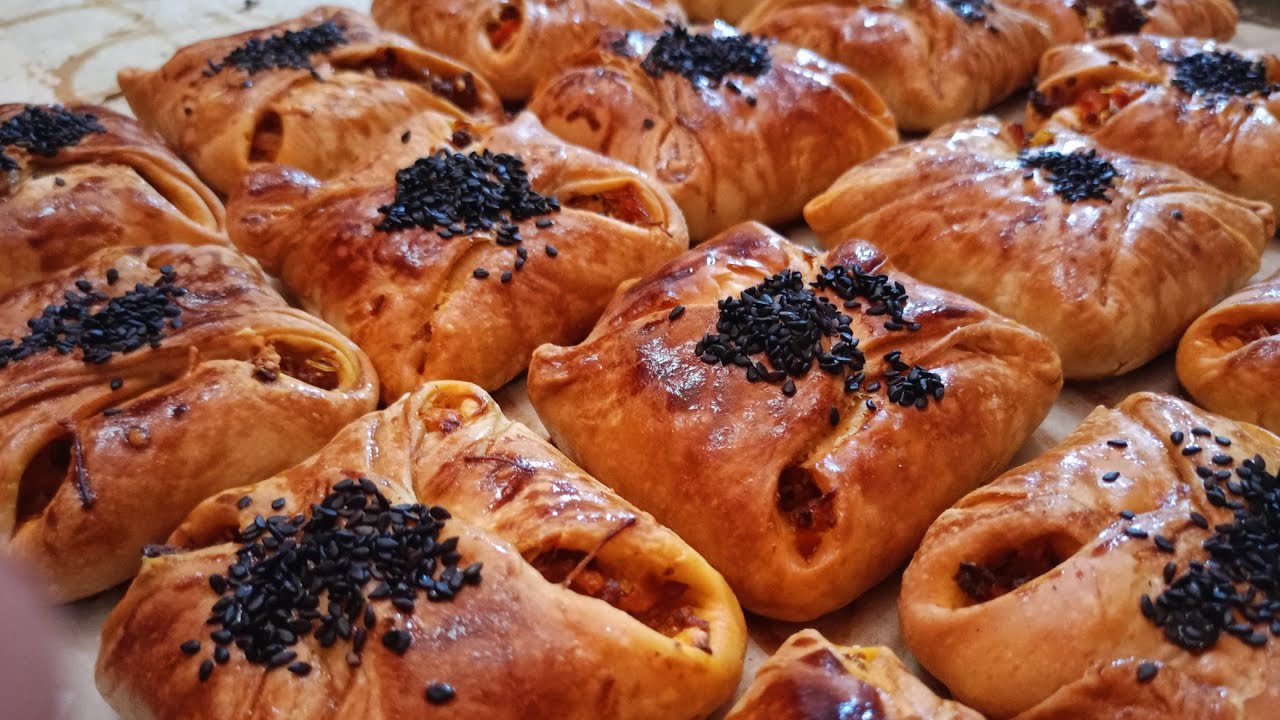 ألذ و اسرع رغيفات ممكن توجدي  بعجينة مسمن كتجي مقرمشة و طريقة مبسطة 💯#مسمن #food 