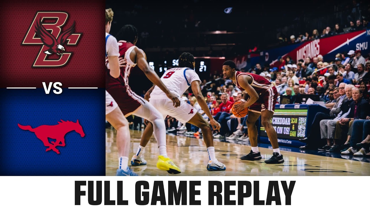 Boston College vs. SMU Full Game Replay | 2025-26 ACC Men's Basketball