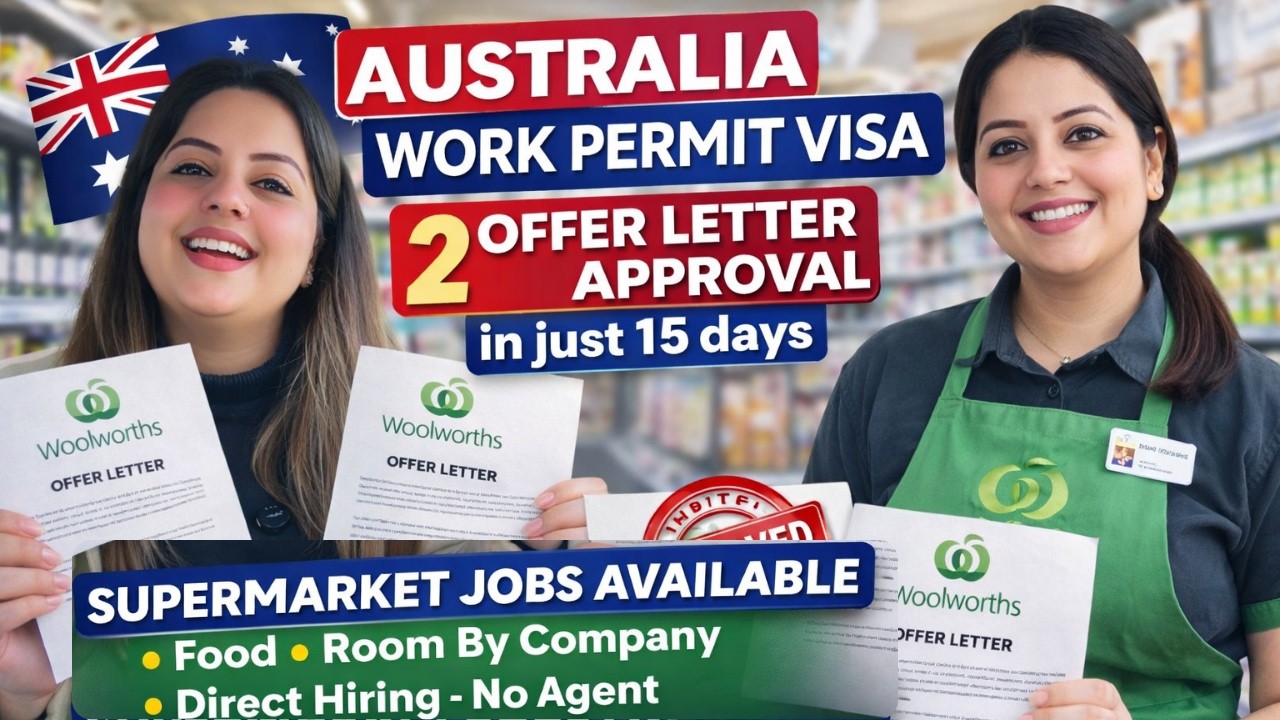 AUSTRALIA FREE WORK VISA 2025 | Work Visa Approved In 18 Days | Warehouse And Packing Jobs