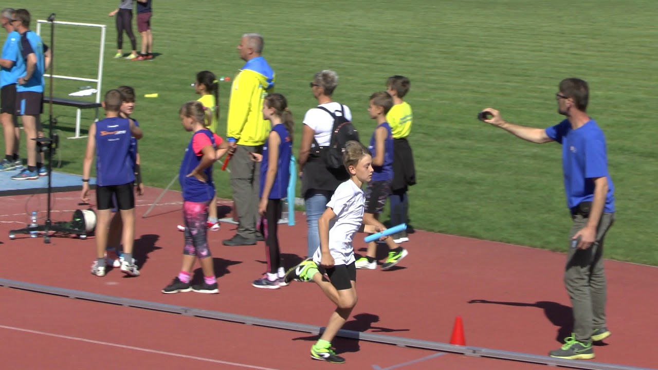 Štafeta 8x200 metrů ve finále KP družstev přípravky 22.9.2019 Beroun