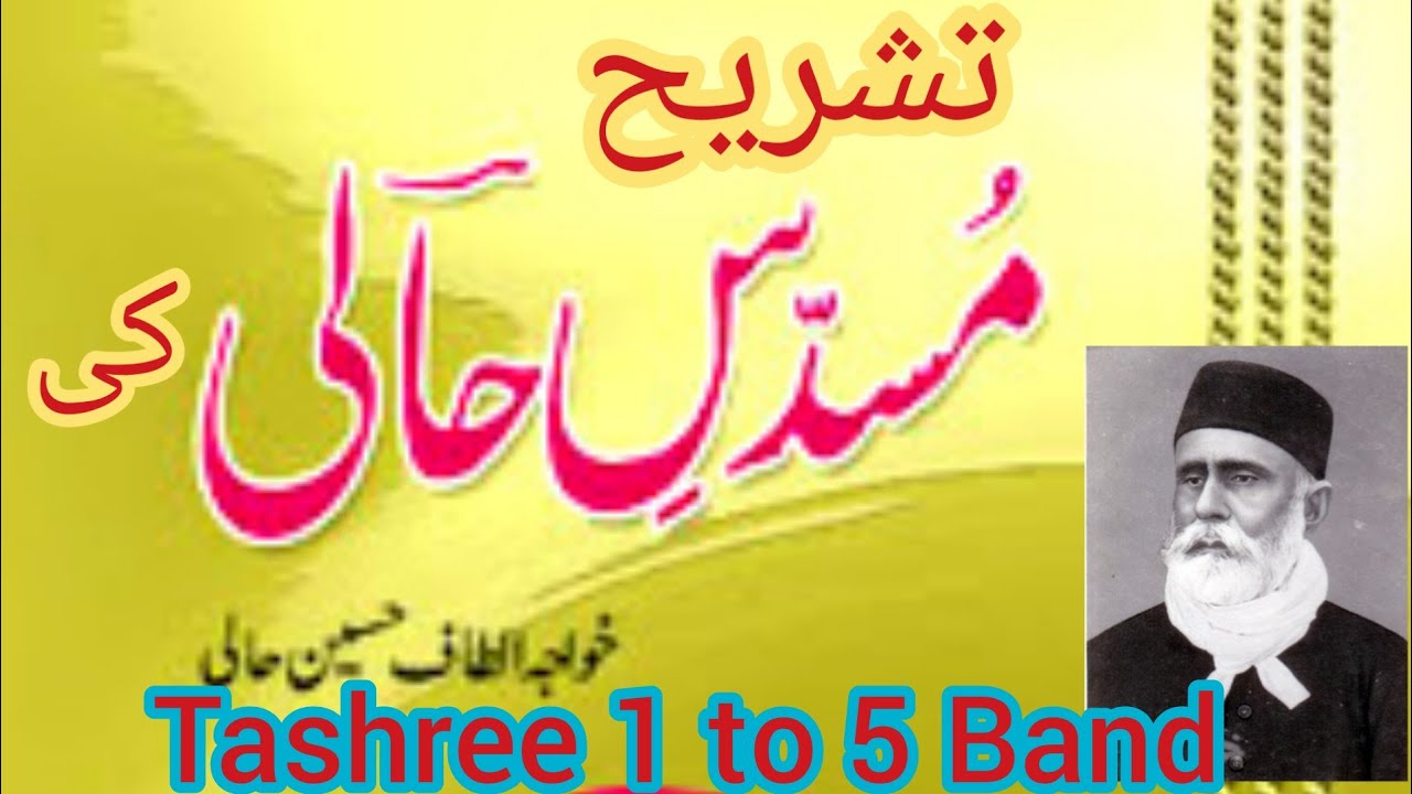 Maulana altaf husain hali ki musdas e hai|Hali ki mad o jazr islam|Hali ki nazam nigari the f9 urdu