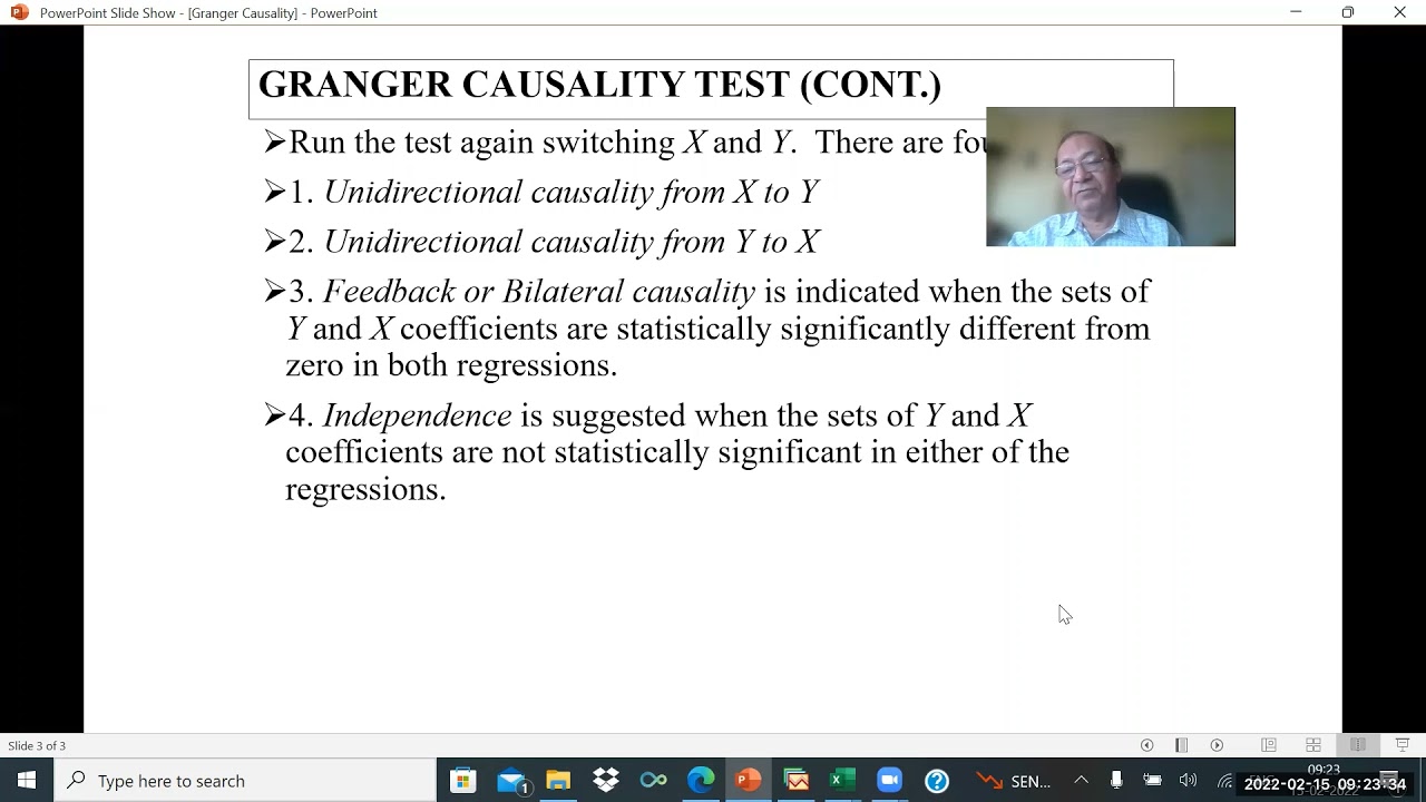 Granger Causality Test
