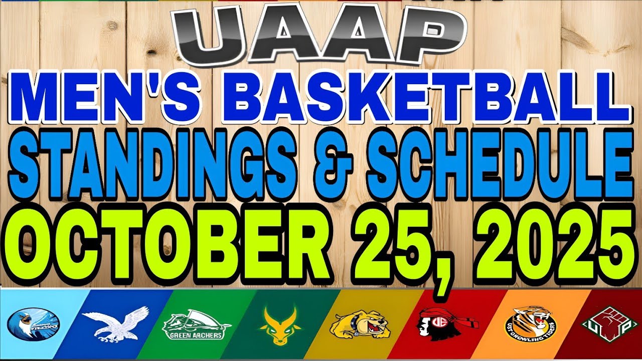 🔴 UAAP SEASON 88 STANDINGS | OCTOBER 22 | SCHEDULE OCTOBER 25, 2025 | UAAP MENS BASKETBALL