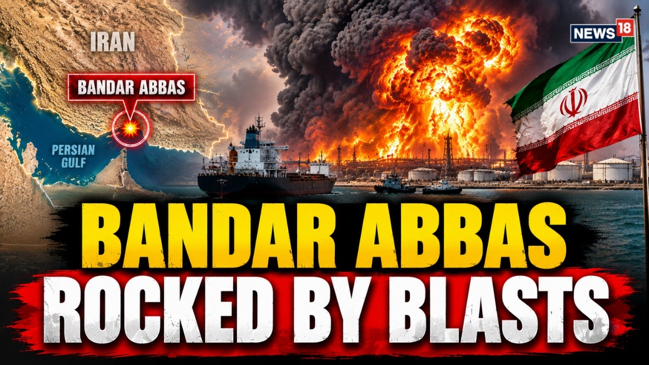 U.S-Iran War LIVE : Explosions Reported in Bandar Abbas & Qeshm Island | Iran Tensions Escalate LIVE