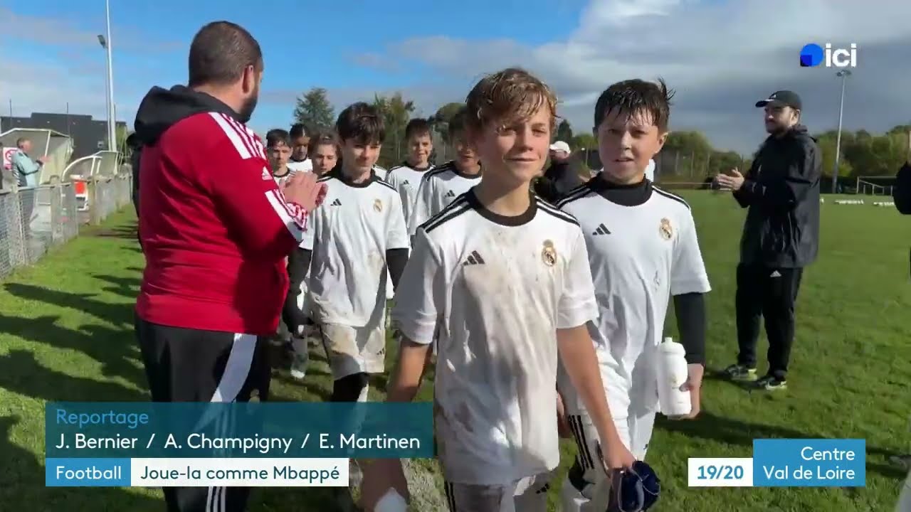 Reportage France 3 sur le stage Real de Madrid Fondation au CST Veigne