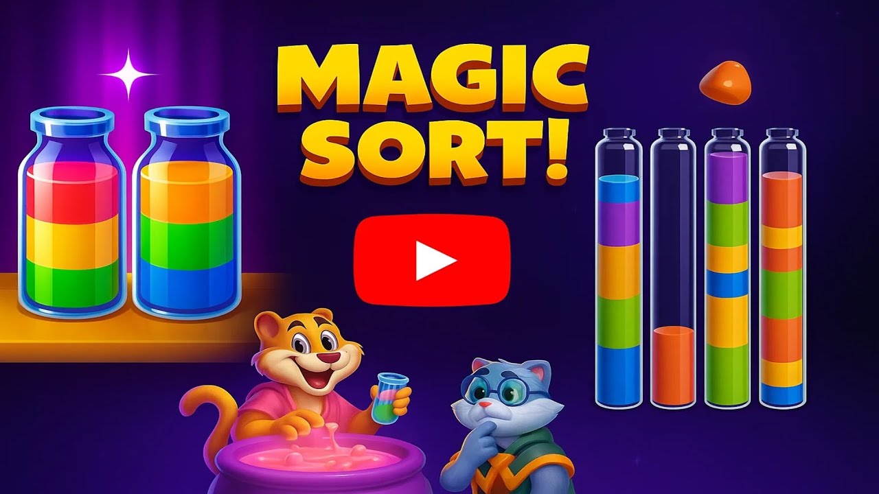 Magic Sort! 🧪 | Satisfying Water Sort Puzzle Gameplay (Android)