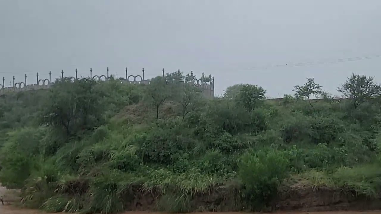 Rain Water Harvesting @ Mediatators Lagoon  - Heavy Downpour in Pothwar.