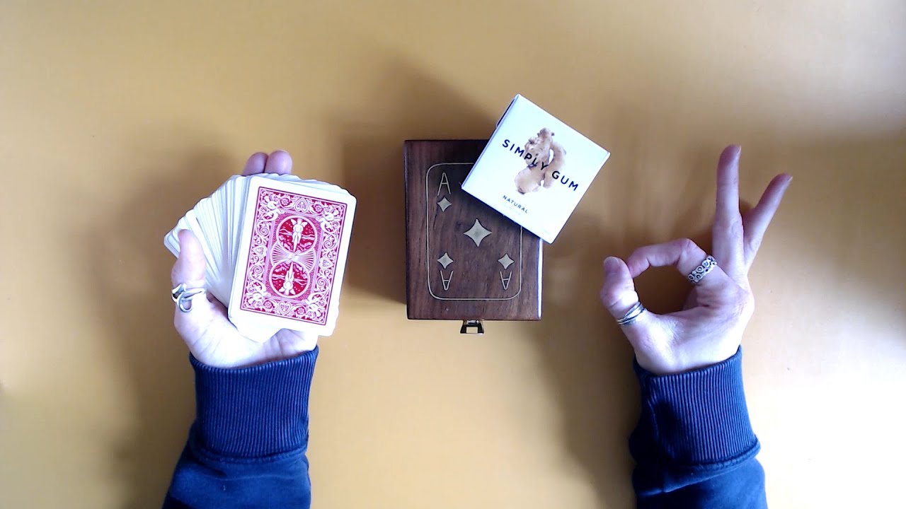 ASMR Gum Chewing and Playing Solitaire Card Game | Whispering