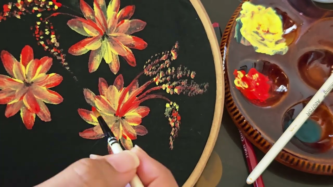 “easy Creative Fabric Painting | Dress ko Unique Banane ka Idea”#viral #viralvideo #trending #fyp 