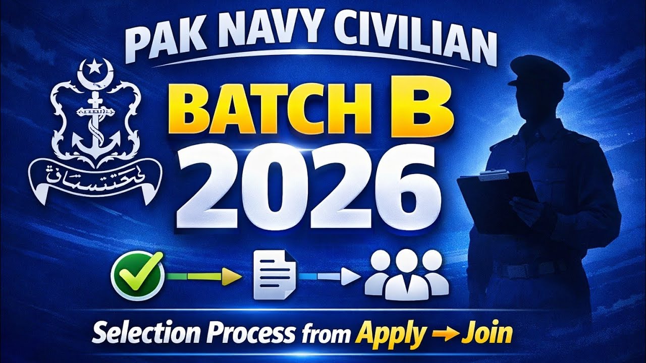 PAK NAVY CIVILIAN BATCH B 2026 | Complete Selection Process & Preparation Guide