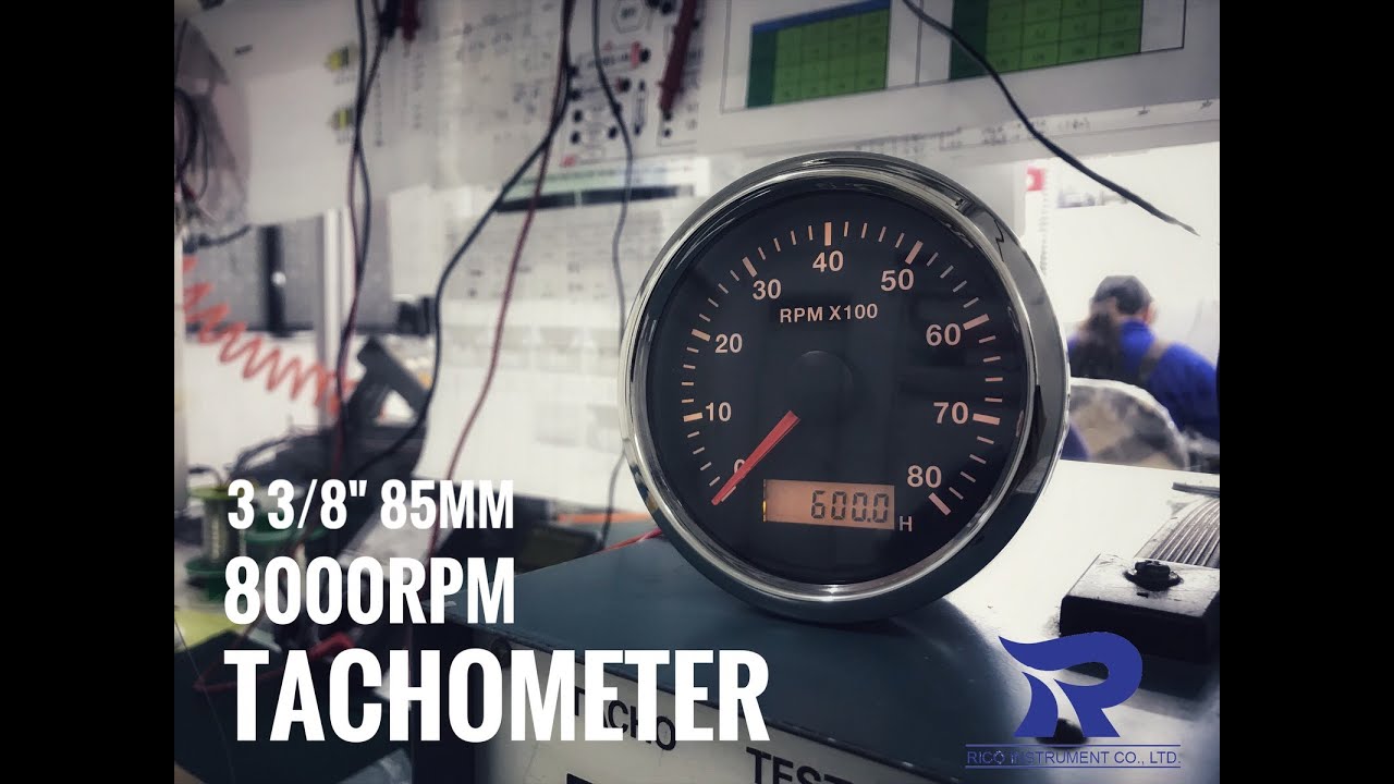 B02-85-05 Tachometer RPM GAUGE motorcycle boat | RICO Instrument