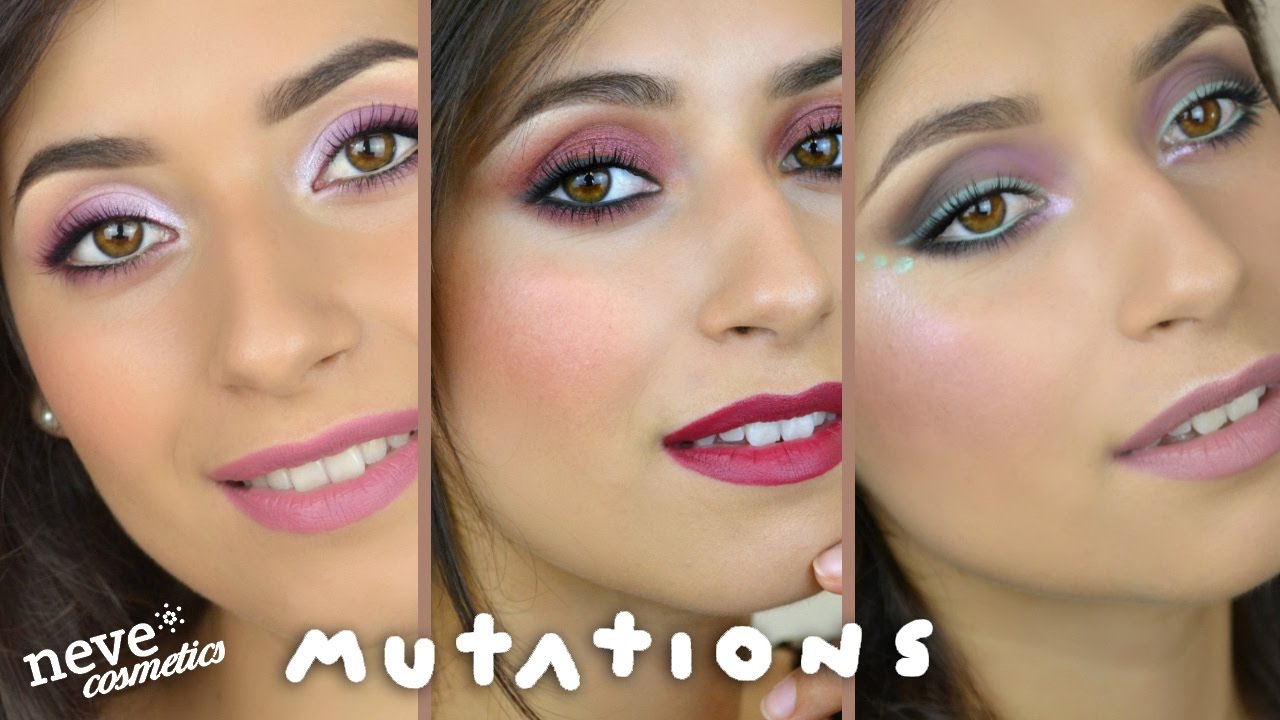 Mutations Neve Cosmetics | 3 Makeup Tutorial