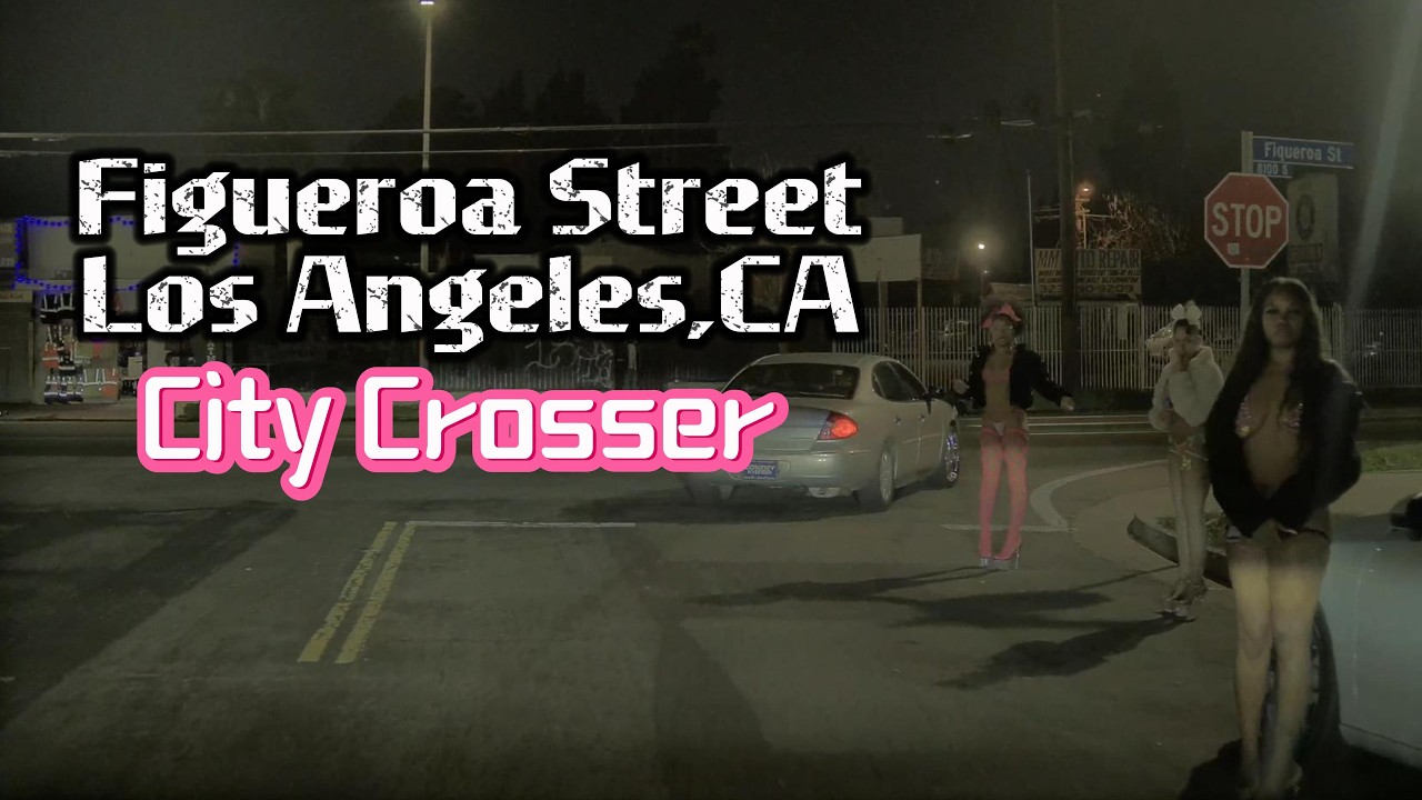 What is the Figueroa Street look like at night?  Driving in Los Angeles (20260308) Figueroa Street