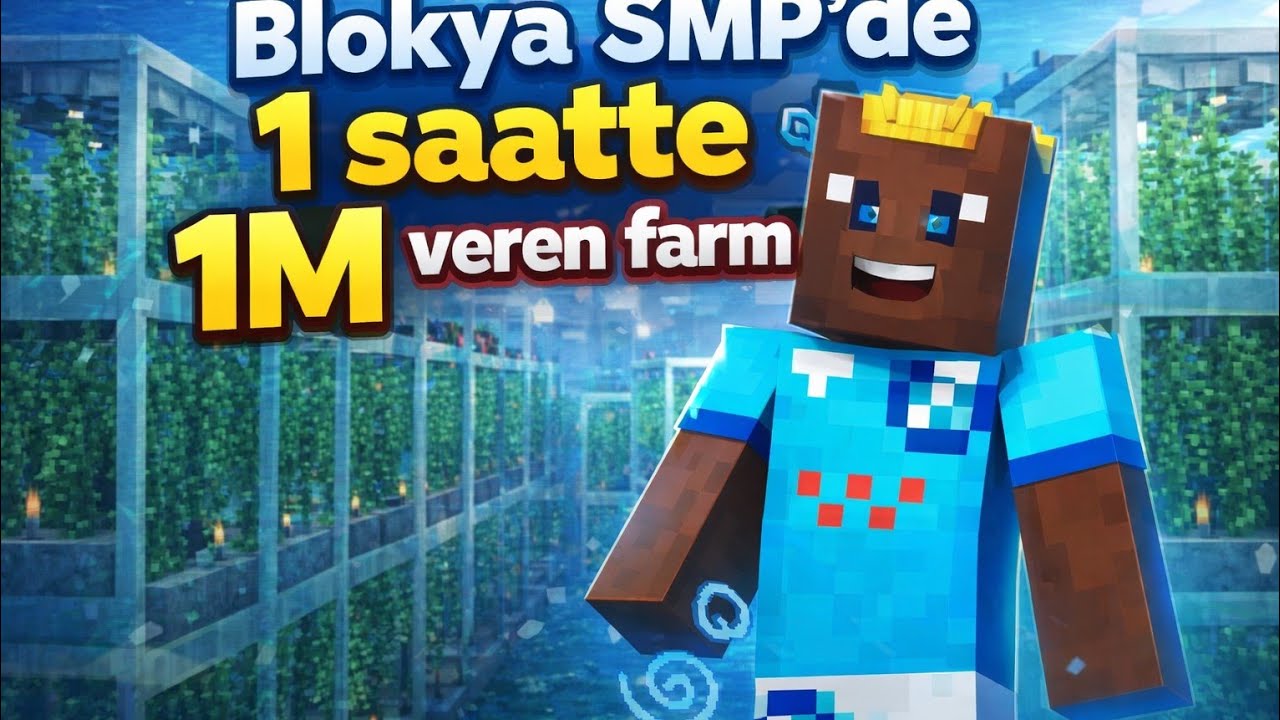 Blokya Smp de 1 Saate 1M Veren Farm! / Çekilişli