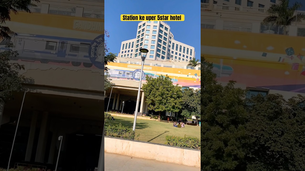 India ka Pehla Railway Station jiske upar 5⭐ Hotel hai 😲 | Gandhinagar Capital