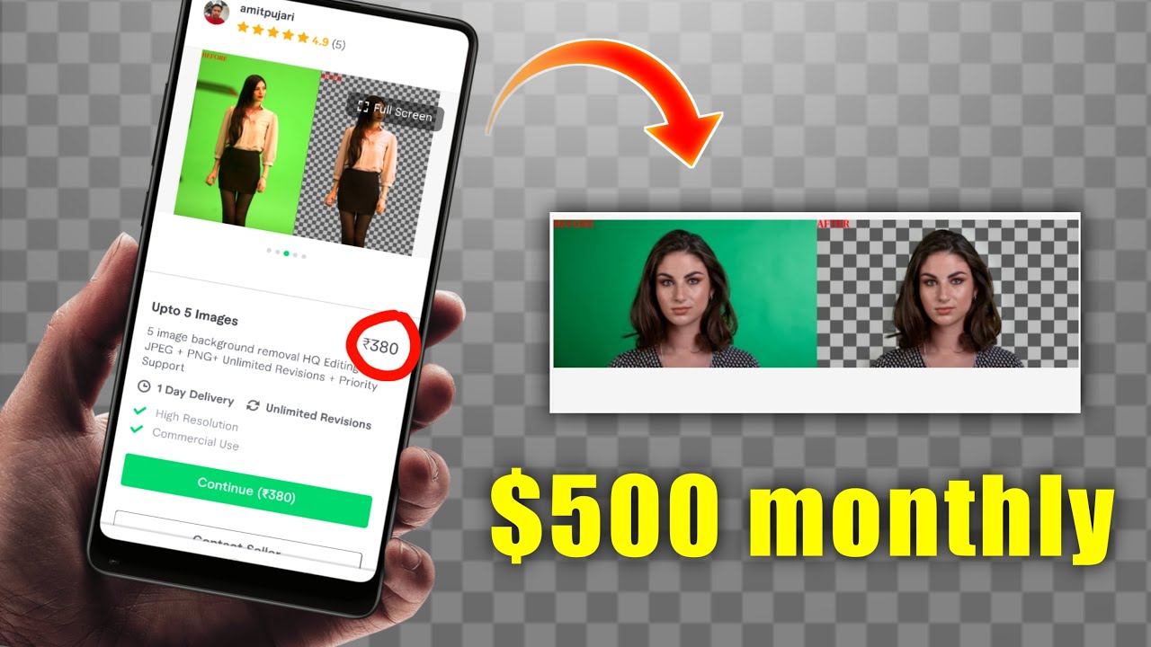 🔥2 Gigs in Fiverr for Anyone | Earn $500 per month from Photo/Video Editing | Make Money Online