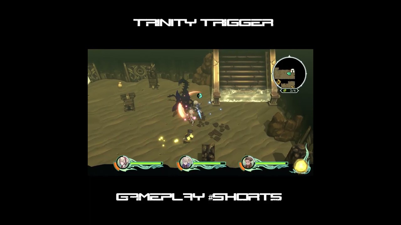 Геймплей Trinity Trigger #Shorts