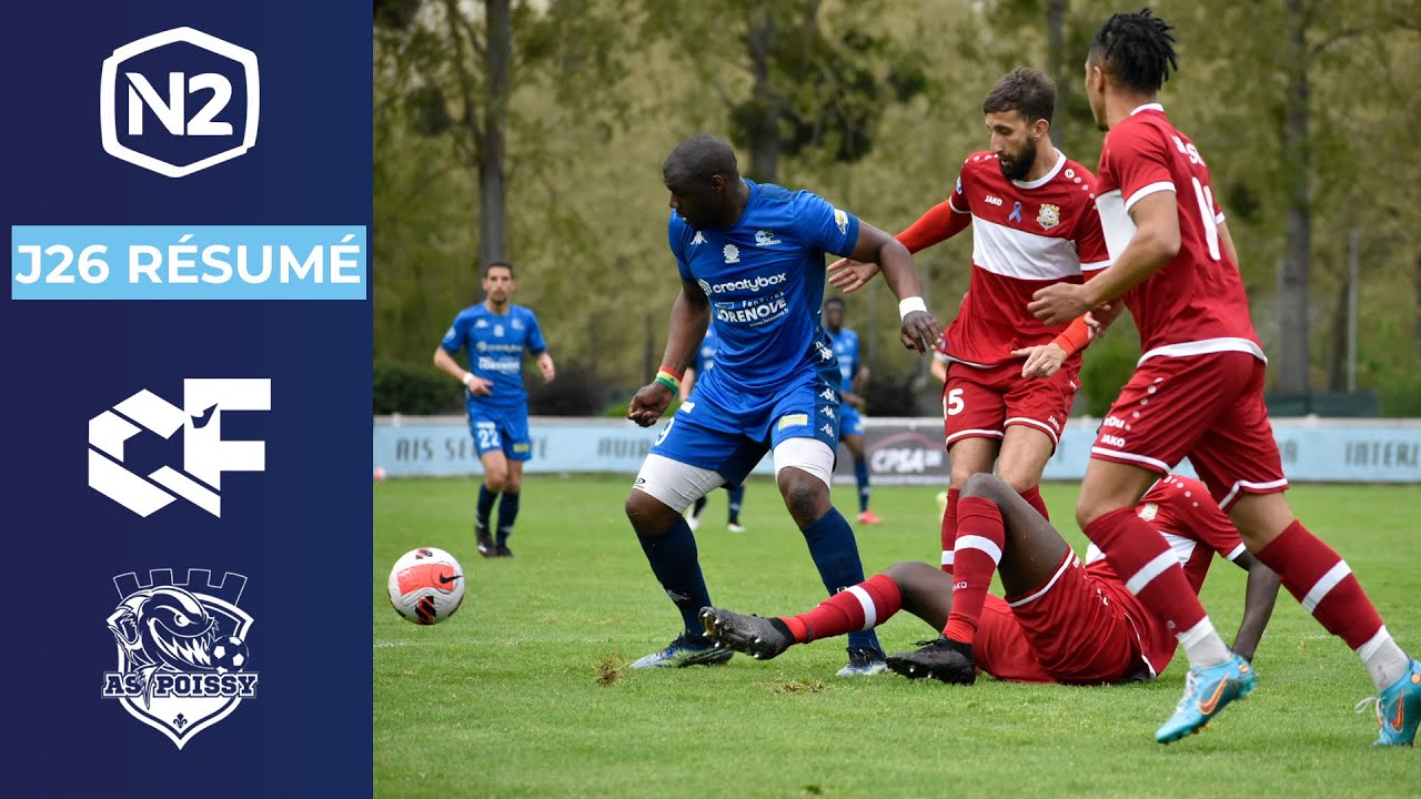 J26 N2 I C'CHARTRES FOOTBALL 2-2 AS POISSY FOOTBALL  - Résumé