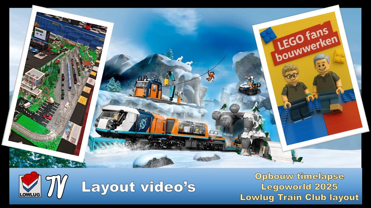 Legoworld 2025 Utrecht - LTC layout - Timelapse opbouw en overzicht