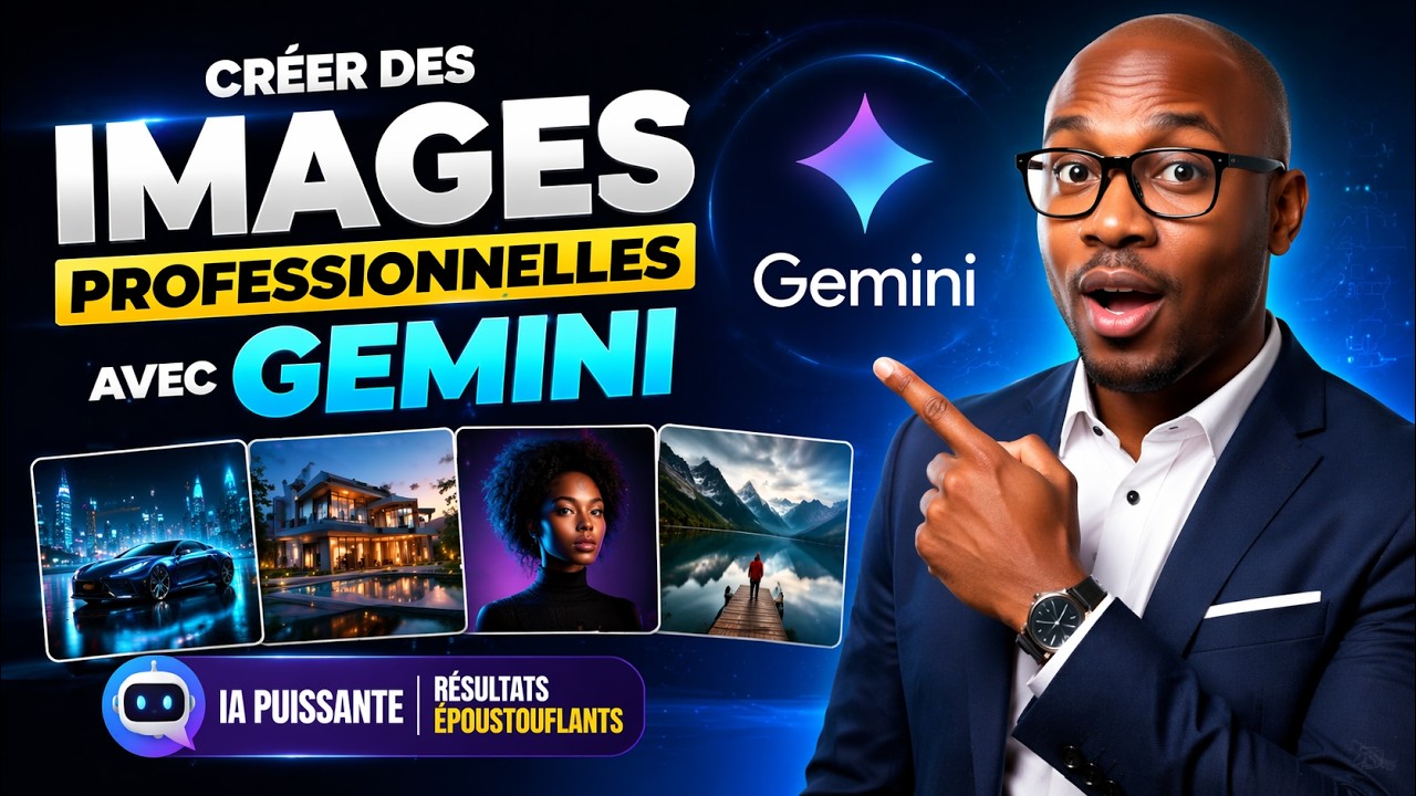 Créer des Images Professionnelles avec Gemini (Tutoriel Complet 2026) 🚀