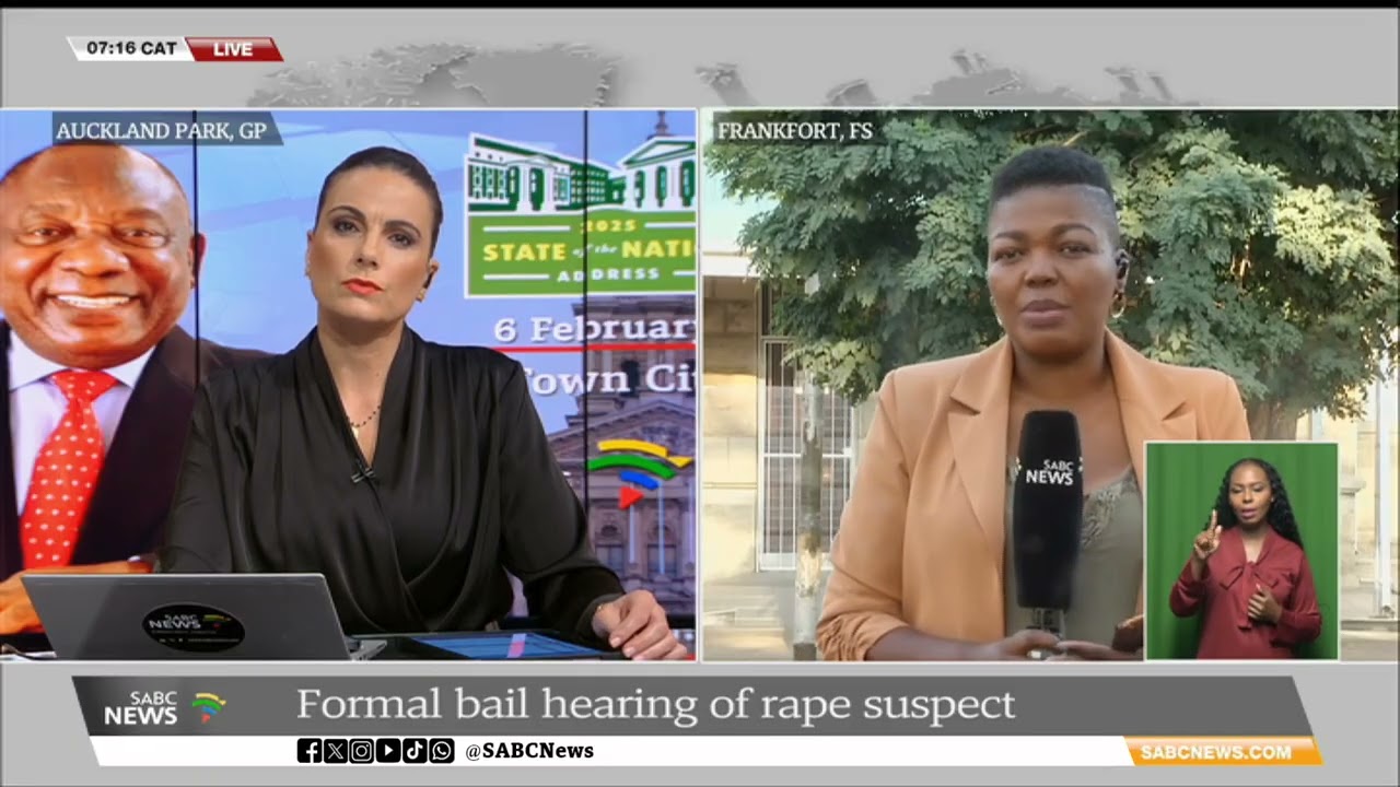 Rape suspect in Frankfort to apply for bail - Kamogelo Seekoei reports