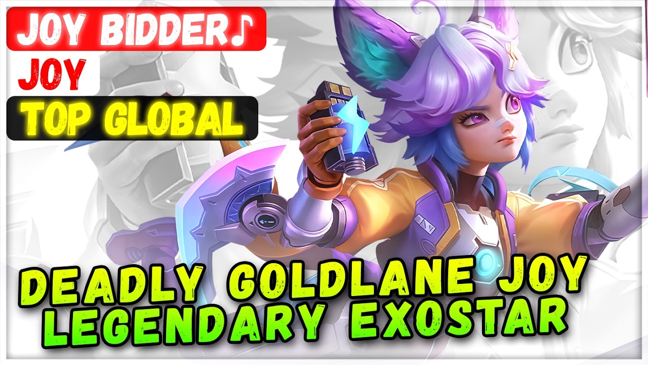 Deadly Goldlane Joy Legendary Exostar [ Top Global Joy ] Joy Bidder♪ - Mobile Legends Emblem & Build