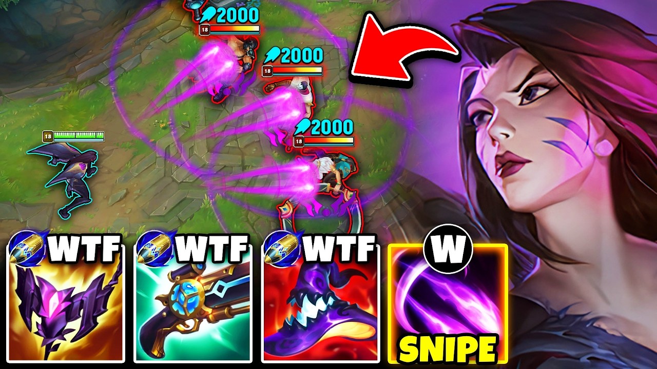 This was the best game of Sniper Kai'Sa ever on this channel... (2000 DAMAGE SNIPES)