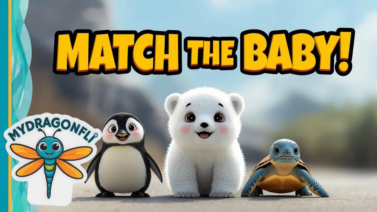Baby Animals Matching Game - Guess Each Mommy!