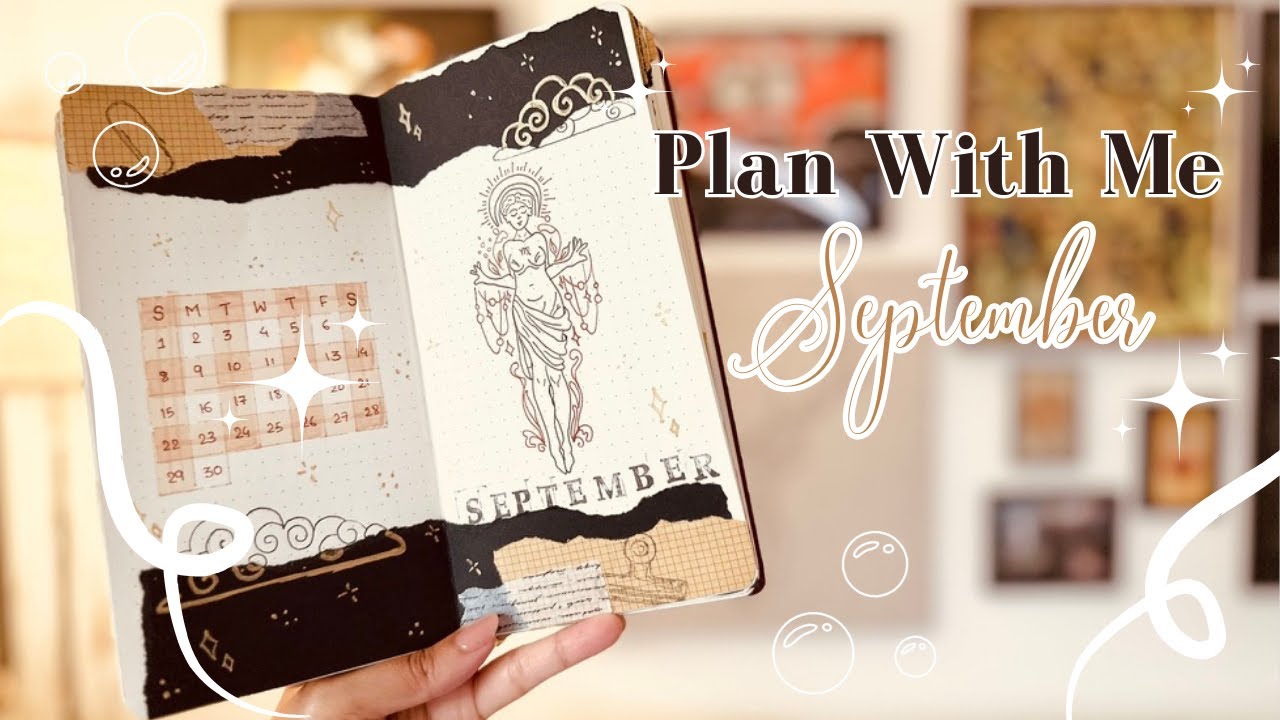 September 2024 Bullet Journal Setup 🌟 - Plan With Me The Virgo Season 🍁