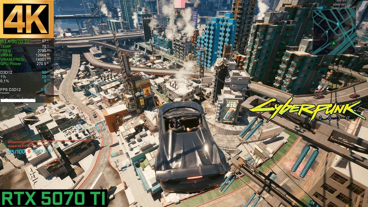 RTX 5070 Ti - 4K ULTRA - Path Tracing ON - Cyberpunk 2077