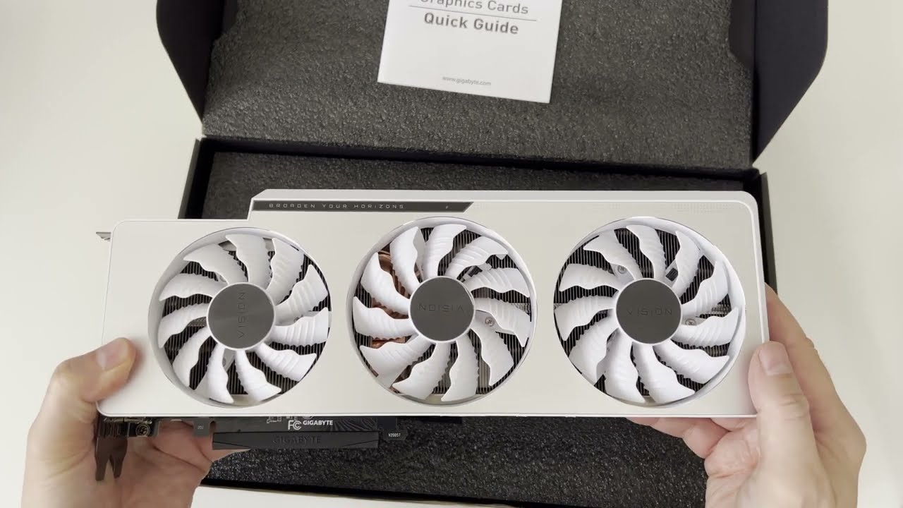 Gigabyte RTX 3080 Vision OC 10G   unboxing, mounting and review