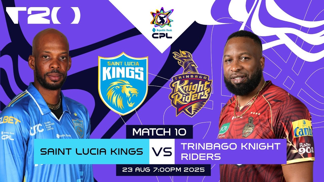 LIVE | St Lucia Kings vs Trinbago Knight Riders | CPL 2025