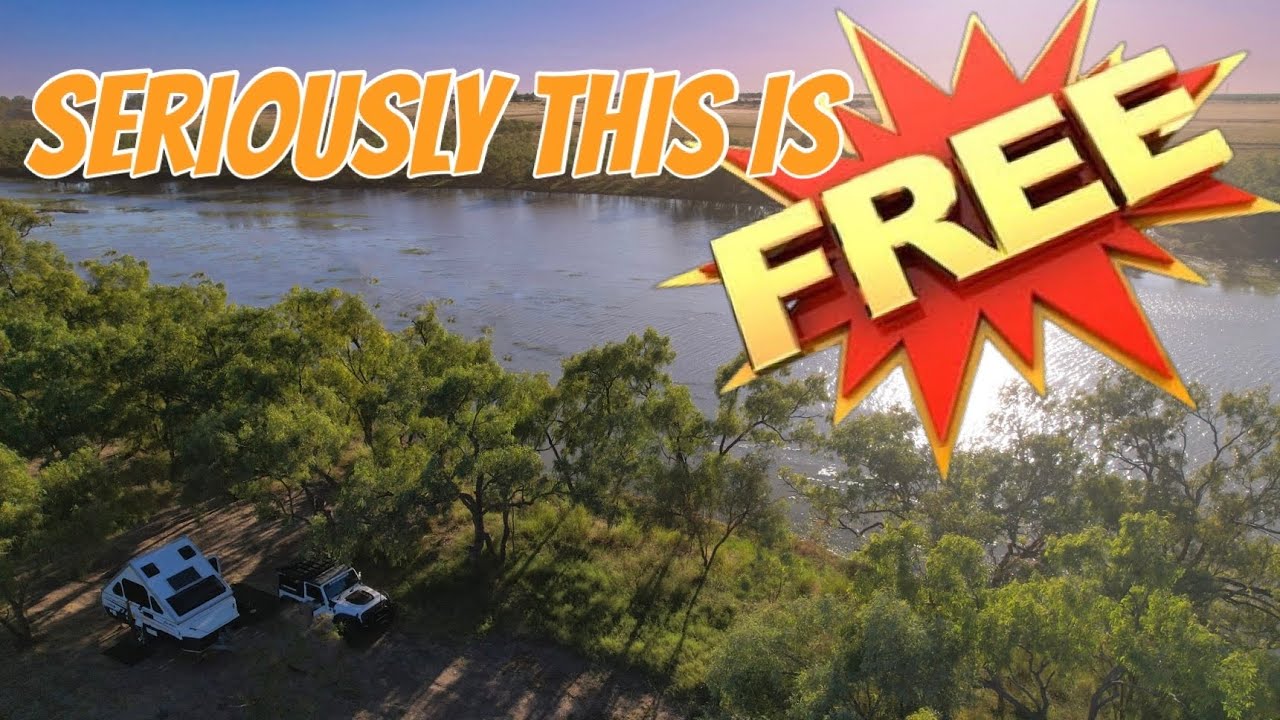 FREE CAMPING AT A OUTBACK BILLABONG-QUEENSLAND