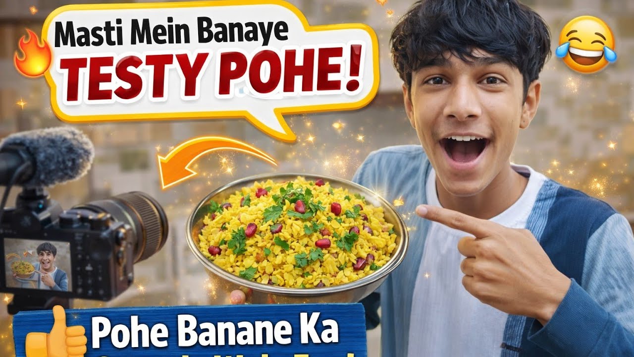  Cooking 🍳 pohe in house this poem is very tasty and comedy enjoy it cooking 🔪🍳