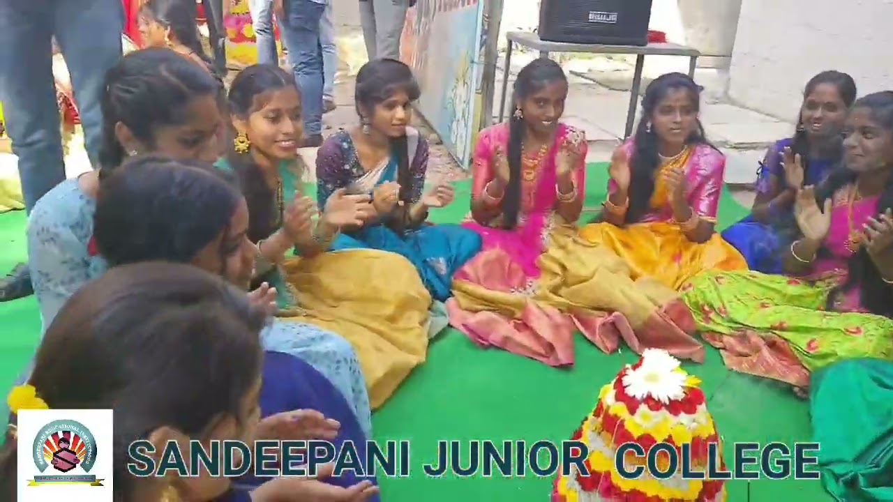 bathumma celebrations in sandeepani junior college kamareddy, 2023