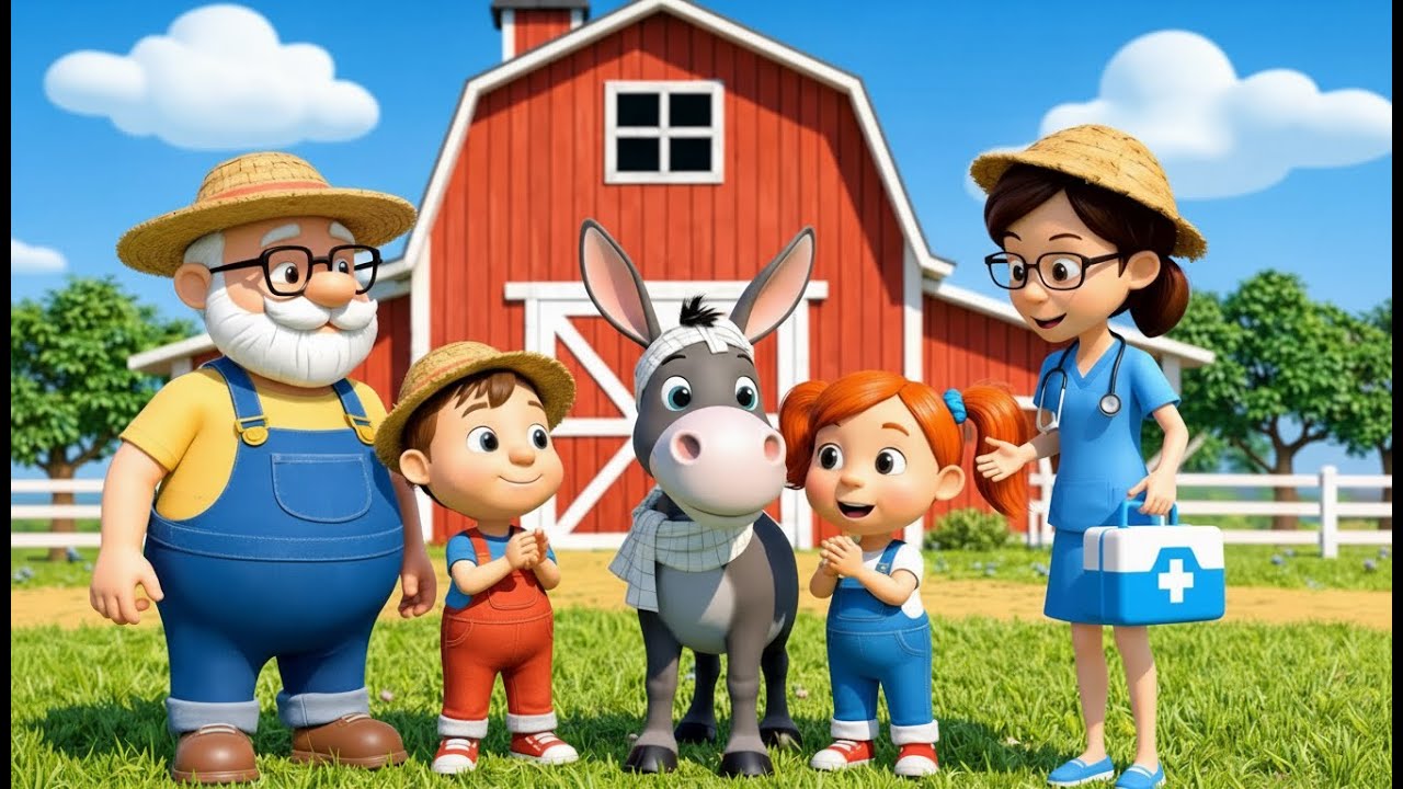 Chú Lừa Ngoan Ngoãn Và Gia Đình Nông Trại | Hoạt Hình Thiếu Nhi