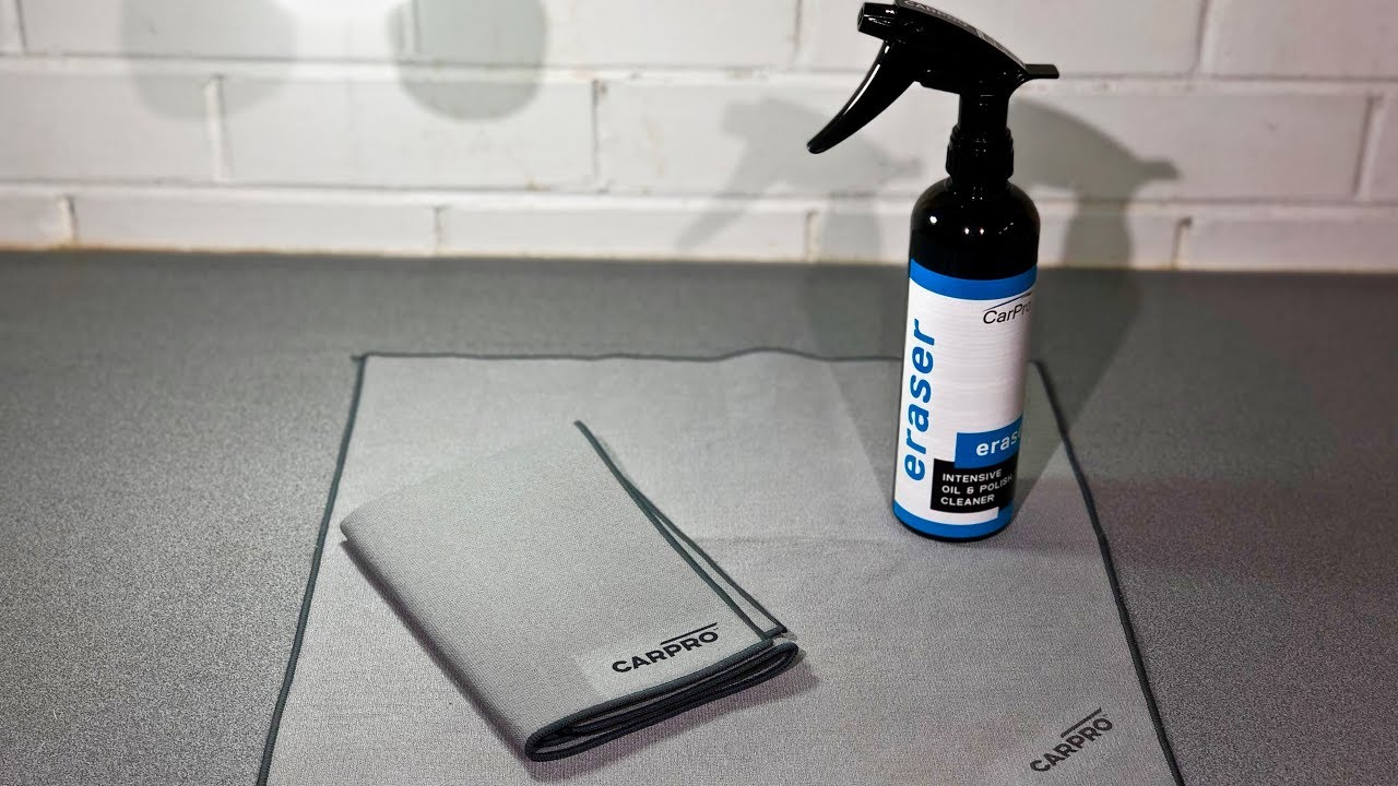 Полотенце из микрофибры CarPro GlassFiber — обзор и демонстрация!