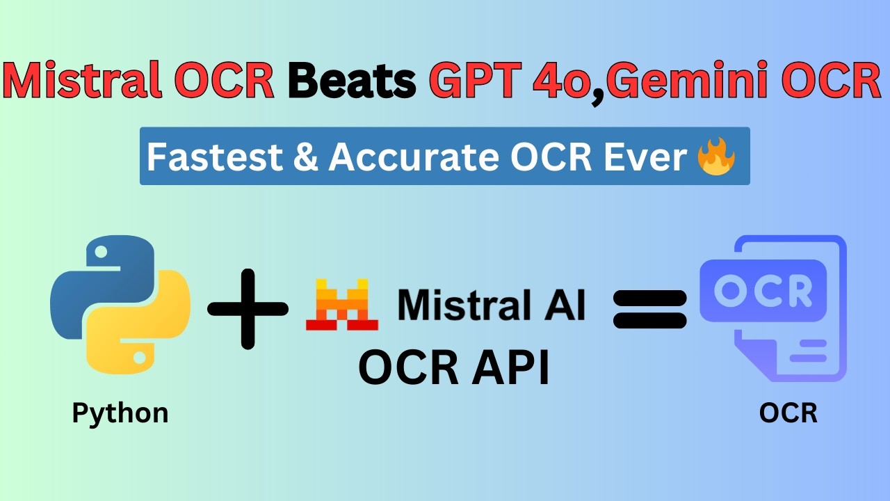 Mistral AI OCR API 🔥 Beats ChatGPT-4o, Azure & Gemini! | Extract Text from Images & PDFs with Python