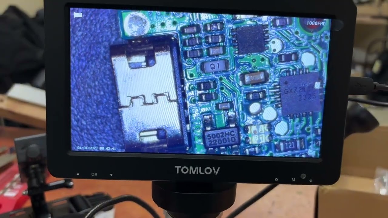 ✌️💪💪НАКОНЕЦ-ТО Я ЕГО КУПИЛ Цифровой микроскоп TOMLOV DM9 Pro HDMI 7 дюймов 1200X