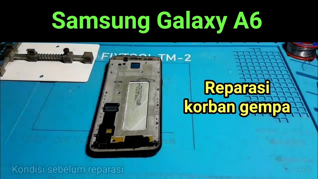 Samsung galaxy A6 2018 sm-a600g/ds restoration ganti housing casing frame bezel lcd touchscreen