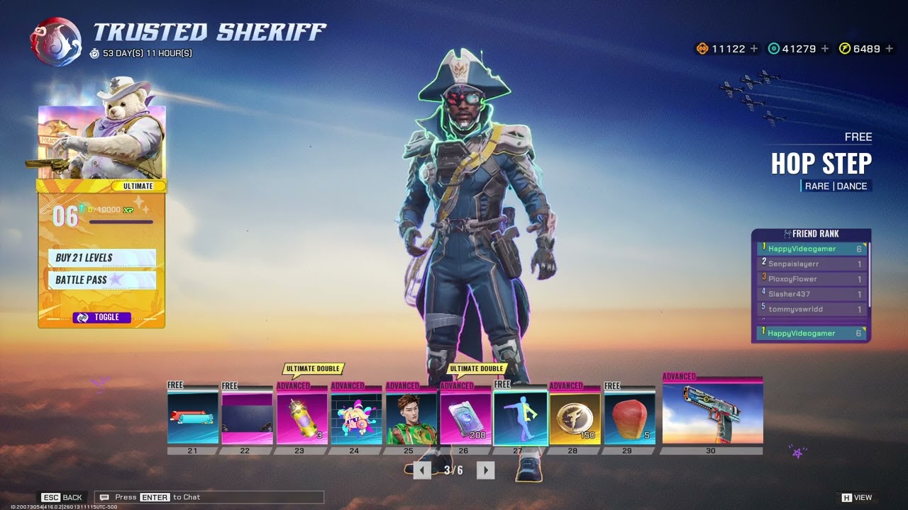 FragPunk Trusted Sheriff battle pass showcase!