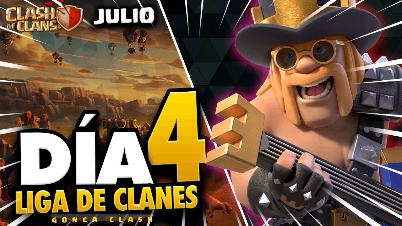 ¡5 de 5 PLENAZOS! | DÍA 4 CWL LIGA DE CLANES JULIO 2023 | CLASH OF CLANS 