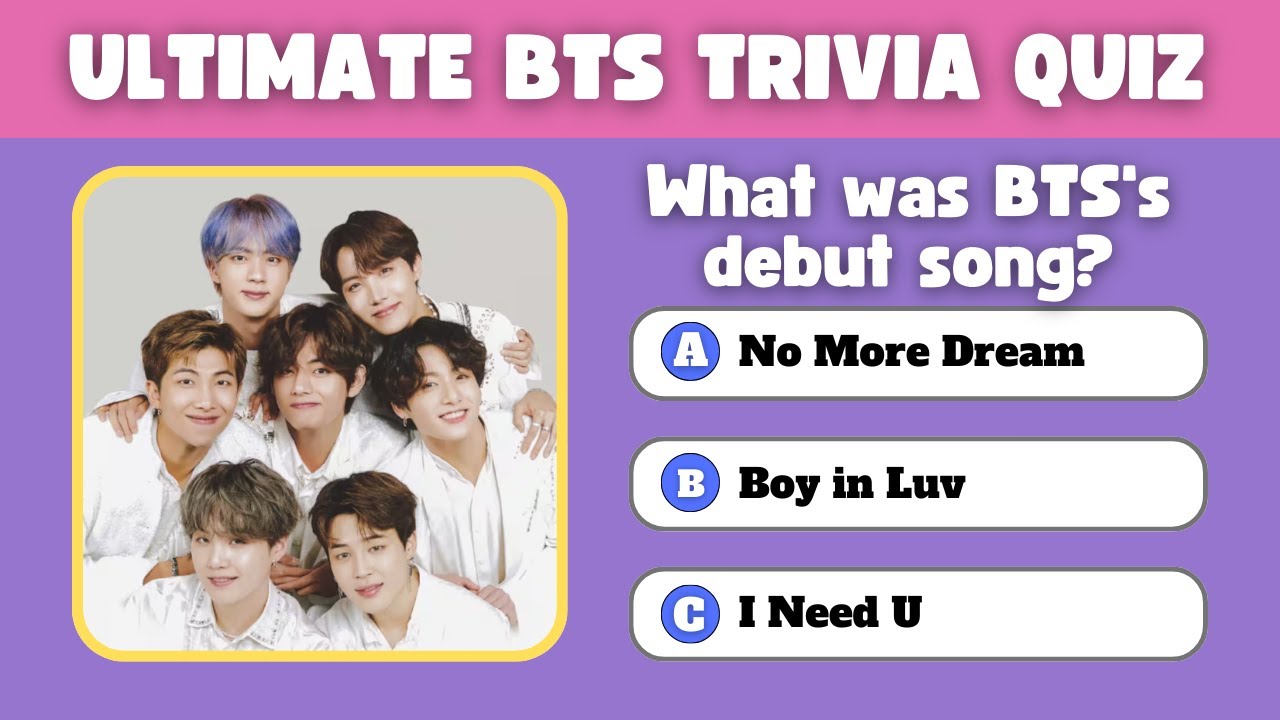 Ultimate BTS Trivia Quiz: Are You a True ARMY?