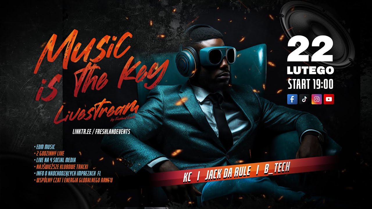 MUSIC IS THE KEY - Livestream by Freshland Events 🔥 KC 🔥 Jack Da Rule 🔥 B_Tech