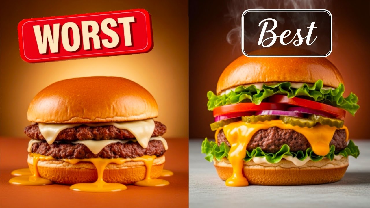 Most Famous Burger Chains RANKED Worst to Best