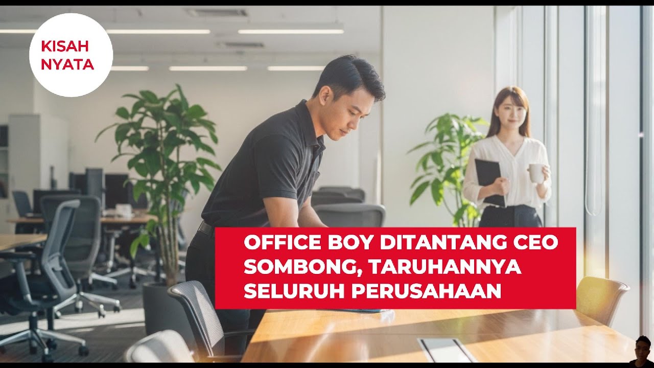 ‼️OFFICE BOY DITANTANG CEO SOMBONG, TARUHANNYA SELURUH PERUSAHAAN & BERAKHIR JADI ISTRI BOS KAYA